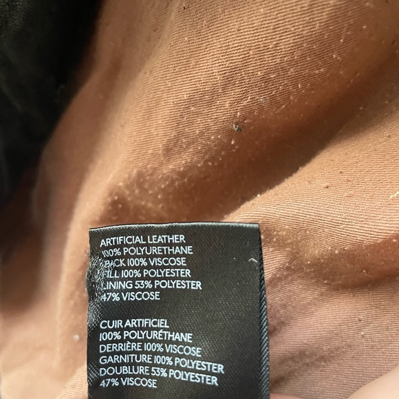 We The Free leather biker jacket with buckle detailing. - Picture 7 of 9